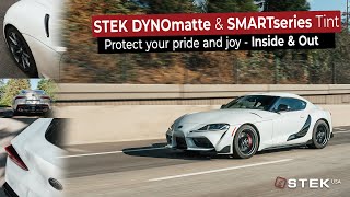 A90 Supra gets STEK DYNOmatte and SMARTseries 35 Window Tint  STEK USA [upl. by Acinet]