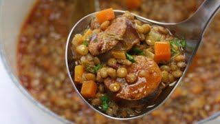 🍲lentejas colombianas con chorizo receta super deliciosa y rápida😍 [upl. by Andy]