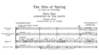 Igor Stravinsky  The Rite of Spring 1913 [upl. by Ahsinnek796]