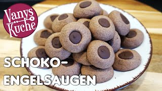 In der Thermomix® Weihnachtsbäckerei SchokoEngelsaugen Rezept TM6 TM5 TM31 [upl. by Astred]