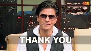 Thank You by Shah Rukh Khan [upl. by Baseler]