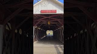 The Bridges of Madison County Iowa 😲👍😉 bridgesofmadisoncounty coveredbridges woodenbridges [upl. by Ahsahs]