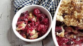 Blackberry Cobbler Recipe [upl. by Oglesby]