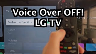 LG Smart TV  How to Turn OFFON Voice Guide [upl. by Annawat266]