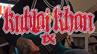 Kublai Khan TX Self Destruct Bass Cover [upl. by Rapsag]