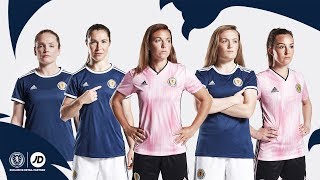 Behind the Scenes – World Cup Kit Launch  SWNT  Scotland Womens National Team [upl. by Sivia]