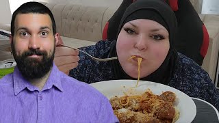 I discuss spaghetti amp swimming ft Foodie Beauty [upl. by Olinad301]