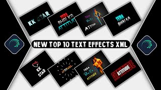 Text Animation Presets For Alight Motion  Alight Motion Text Effect XML File  text effect presets [upl. by Joli]