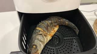 Air Fryer  Fried Sea bass  Xiaomi Mi Smart Air Fryer [upl. by Petrick]