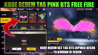 KODE REDEM TAS PINK BTS FREE FIRE [upl. by Aiseneg528]