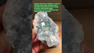 Beautiful Celestite Crystal geode celestite crystals stone shorts shortvideo powerful fyp [upl. by Darlene]