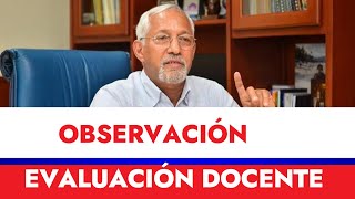 OBSERVACIÓN A LA EVALUACION DOCENTE 2025 minerd [upl. by Inattirb]