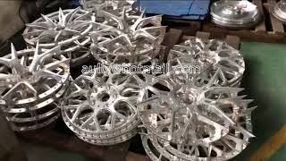 2Piece Custom Forged Wheel Rims Made in China [upl. by Drain]