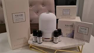 NEOM Wellbeing Pod amp essential oil set Unboxing 1st Impressions amp Review [upl. by Alejoa476]