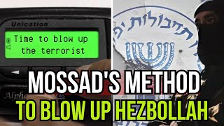 The Secret Behind Mossads Deadly Pager Attack on Hezbollah [upl. by Yklam]