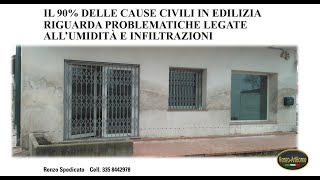 Problematiche da umidita e infiltrazioni in edilizia [upl. by Zehe997]