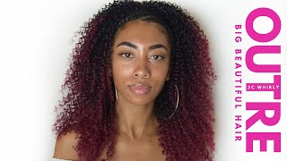 Wig Review Outre Quick Weave Big Beautiful Hair  3C Whirly DR425 [upl. by Borreri]