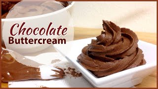 Easy Chocolate buttercream frosting [upl. by Mamoun]