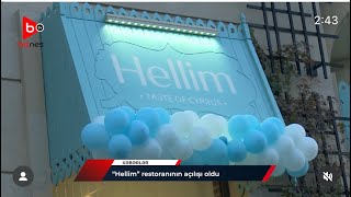 Hellim Restoranının Açılışı Oldu 🎉 [upl. by Schroth]