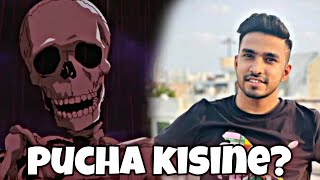 Skeleton Roasting Techno gamerz ujjwal gamer Roast  Shubh SkeletOn [upl. by Bullard]