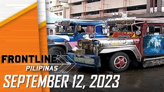 FRONTLINE PILIPINAS LIVESTREAM  September 12 2023 [upl. by Ardisj954]