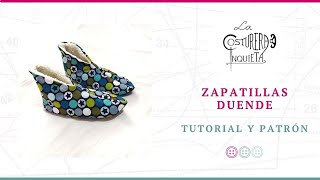 Zapatillas Duende ✂ Tutorial Paso a Paso y Patrón [upl. by Anerhs]