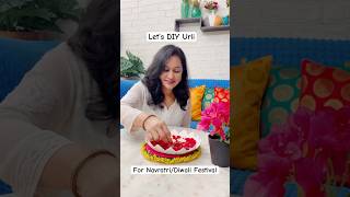 Let’s DIY Urli For NavratriDiwali Festival 5th day of Navratri White Colour DIY Ideas festivaldiy [upl. by Haldeman]