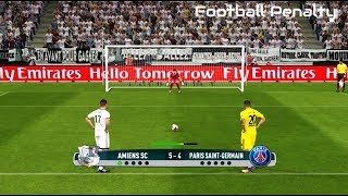 Amiens vs PSG  Penalty Shootout  PES 2017 Gameplay PC [upl. by Ester]