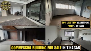 ID 1972  Commercial Building For Sale In TNagar  30  Less then Market Price [upl. by Amalea415]