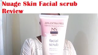 Nuage Skin Facial Scrub Review [upl. by Aarika934]