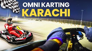 Omni Go Karting Karachi  Fastest Karting Track  Drivers POV  Airmen Academy  Crazy Scenes [upl. by Warfore]