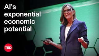 Why AI Will Spark Exponential Economic Growth  Cathie Wood  TED [upl. by Ott864]