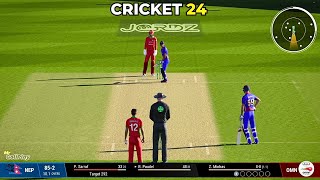 NEPAL VS OMAN  28th MATCH 2024  NEP VS OMN LIVE MATCH  CRICKET 24 CRICKET24 [upl. by Ravilob]