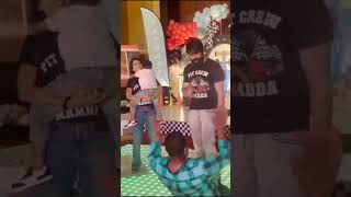 Rocking Star Yash at Son Atharv Birthday  Radhika Pandit  Yash  Toxic  Ayra  Cinespot Kannada [upl. by Oflunra]