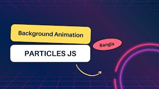 Background Animation Using Particles Js Library [upl. by Ahsert]