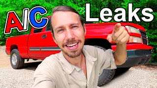 Chevy Truck AC Leaks Find and Fix [upl. by Dollie]