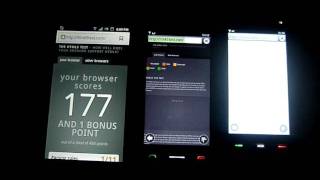 Android v23 vs Symbian Anna vs Symbian S60v5  NAVEGADOR WEB [upl. by Enoryt]