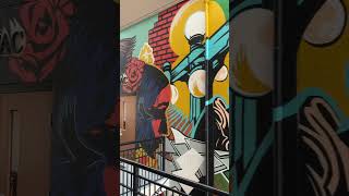 quotGenerationsquot mural Hillsborough Community College  Ybor City Tampa FL 2023 by Trinity Rivard [upl. by Aniahs]