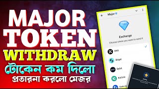 Major Token Withdraw  How To Withdraw Major Token  Major Token Withdraw BITGET Exchange [upl. by Mott]