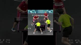 Table tennis doubles best points paris2024 linyunju alexislebrun tabletennis worldtabletennis [upl. by Lupee]