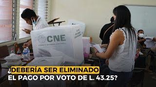 ¿Debería ser eliminado el pago por voto de L 4325 [upl. by Zephan]