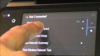 How to set up wireless printing on your HP Designjet T520 HD  HP Plotter  01256 783390 [upl. by Edee229]