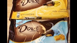 Dove Chocolate Sea Salt Caramel amp Caramel Milk Chocolate Review [upl. by Aleakcim797]