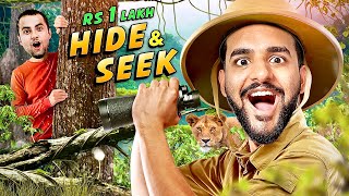 Rs100000 HIDE amp SEEK in Worlds Most DANGEROUS JUNGLE [upl. by Hittel]