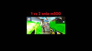 1vs 2 custom onle m500 hed shot reals Vedo freefire vairalvideo [upl. by Wolf]