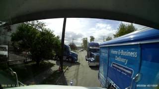 Nestle water driver r dumb  hit and run [upl. by Lebam948]