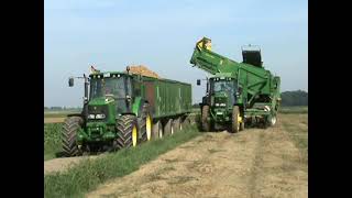 JOHN DEERE AND WUHLMAUS RACER 6500 POTATO HARVESTER [upl. by Cyb]