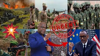 URGENTVIOLANTS COMBATS ENTRE WAZALENDOM23 A LA FRONTIERE DU RWANDAFELIX TSHISEKEDI MENACE KAGAME [upl. by Seward]