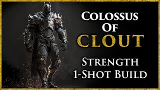 Colossal Weapons ONE SHOT GOD Strength Build  Elden Ring [upl. by Eecyak997]