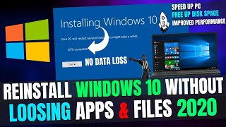 How to Reinstall Windows 1011 Without Losing Data  Reset Windows 10 2024 [upl. by Emoreg897]